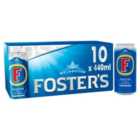 Foster's Lager Beer Cans 10 x 440ml