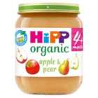 HiPP Organic Apple & Pear Baby Food Jar 4+ Months 125g
