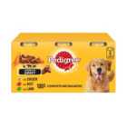 Pedigree Adult Wet Dog Food Tins Country Casseroles in Gravy 6 x 400g