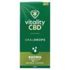 Vitality CBD Natural Oral Drops 600mg 30ml
