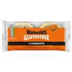 Warburtons Gluten Free Crumpets 4 per pack