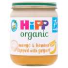 HiPP Organic Mango & Banana topped with yogurt Baby Food Jar 7+ Months 160g