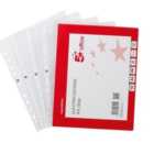 5 Star Office Punched Pocket A4 Clear Pack 100 100 per pack