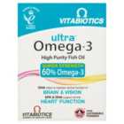 Vitabiotics Ultra Omega 3 60% High Purity Fish Oil Capsules 60 per pack