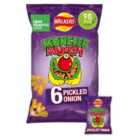 Walkers Monster Munch Pickled Onion Multipack Snacks 6 per pack