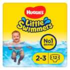 Huggies Little Swimmers Swim Nappies, Size 2-3 (3-8kg) 12 per pack
