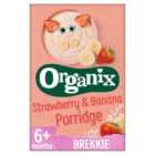 Organix Strawberry & Banana Organic Baby Porridge, 6 mths+ 120g