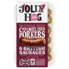 The Jolly Hog Pork & Caramelised Onion Sausages 400g