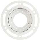 Saxby GU10 White Trimless Plaster In Round Downlight - 7W