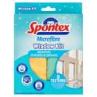 Spontex Microfibre Window Kit 2 per pack