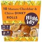 Higgidy 10 Cheddar & Sweet Chilli Dinky Rolls, 170g
