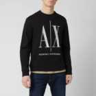 Armani Exchange Men's Big Logo Sweatshirt - Black