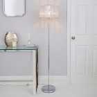 Riah Jewel Ivory Floor Lamp