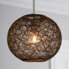 Abaca Ball Easy Fit Pendant Shade