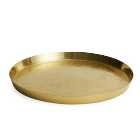 Gold Metal Hammered Tray