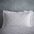 Astra Textured White Oxford Pillowcase