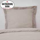 Non Iron Plain Dye Natural Continental Pillowcase