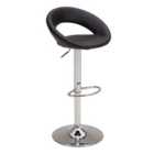 Knox Faux Leather Adjustable Height Swivel Bar Stool