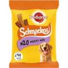 Pedigree Schmackos Adult Dog Treats Meaty Multi Mix 20 Strips 144g