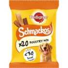 Pedigree Schmackos Adult Dog Treats Poultry Mix 20 Strips 20 x 144g