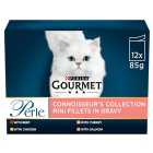 Gourmet Perle Connoisseur's Selection in Gravy Wet Cat Food 12 x 85g