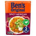 Bens Original Spicy Mexican Microwave Rice 220g