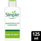 Simple Kind To Skin Replenishing Moisturiser 125ml
