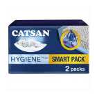 Catsan Hygiene Smart Pack 2x Inlays Cat Litter Dust-Free Litter Tray Liner 2 x 1.942kg