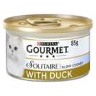 Gourmet Solitaire Tinned Cat Food with Duck 85g