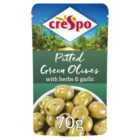 Crespo Olives Green Herbs & Garlic 70g