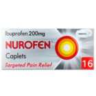 Nurofen Targeted Pain Relief Ibuprofen 200mg Caplets 16 per pack
