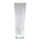 Tall Clear Glass Lily Vase