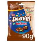 Smarties Buttons Milk Chocolate Sharing Pouch 90g