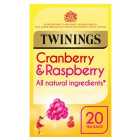 Twinings Cranberry & Raspberry Tea 20 per pack