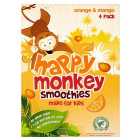 Happy Monkey Orange & Mango Kids Smoothie 4 x 180ml