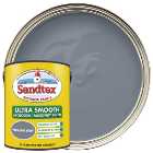 Sandtex Microseal Ultra Smooth Weatherproof Masonry 15 Year Exterior Wall Paint - Vermont Grey - 5L