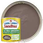 Sandtex Microseal Ultra Smooth Weatherproof Masonry 15 Year Exterior Wall Paint - Bitter Chocolate - 1L