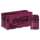 Coca-Cola Zero Sugar Cherry Cans 8 x 330ml