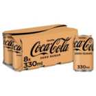 Coca-Cola Zero Sugar Vanilla Cans 8 x 330ml