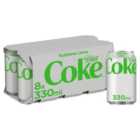 Diet Coke Sublime Lime 8 x 330ml