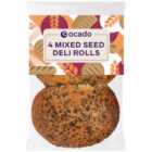 Ocado Mixed Seed Deli Rolls 4 per pack
