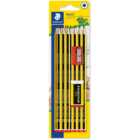 Staedtler Noris 10 Pencils, Eraser and Sharpener Set