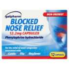 Galpharm Blocked Nose Relief Capsules 12 per pack