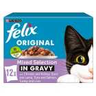 Felix Original Mixed Selection in Gravy Wet Cat Food 12 x 100g