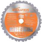 Evolution R185TCT-20CS 185mm Multi-Material Blade for Circular and Chop Saws