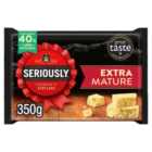 Seriously Strong Extra Mature Cheddar Cheese 350g