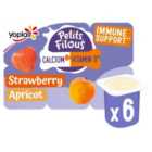Petits Filous Kids Strawberry & Apricot Fromage Frais 6 x 47g