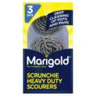 Marigold Scrunchie Stainless Steel Scourers 3 per pack