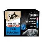 Sheba Fine Flakes in Gravy Fish Selection, 12x85g