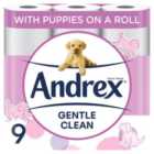 Andrex Gentle Clean Toilet Roll 9 per pack